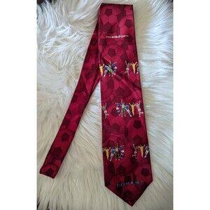 Rare 2002 FIFA World Cup Korea Japan  Necktie Vintage Soccer Memorabilia Tie